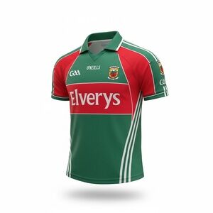O'Neill's Red and Green Sport Jersey with White Trim